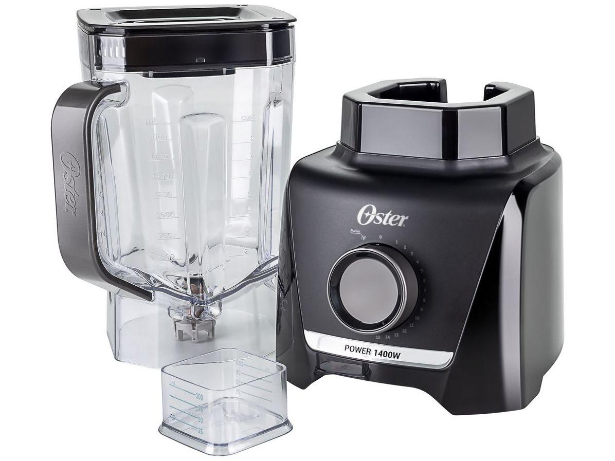 Liquidificador Oster 1400 Full OLIQ610 Preto - 15 Velocidades + Pulsar 1400W