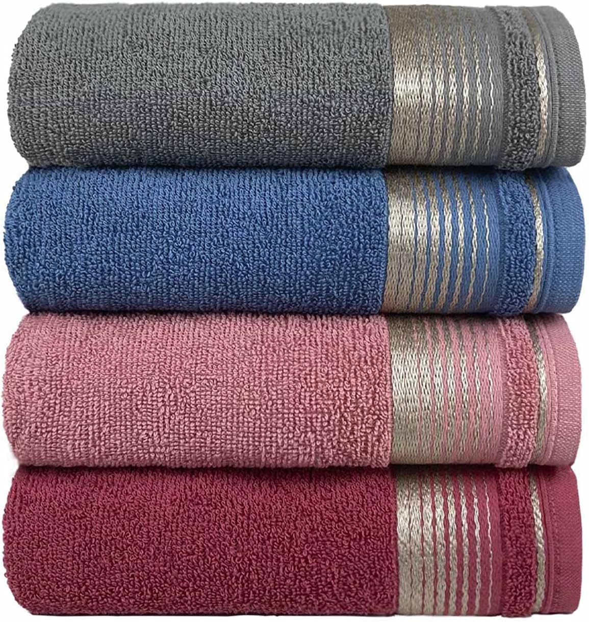 Kit 4 Toalhas de Banho Banhão Gigante Berlim 75x150cm